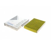 Фильтр салона (угольный) Renault Kangoo / Nissan Kubistar 97-08 AHC143 PURFLUX (Франция)