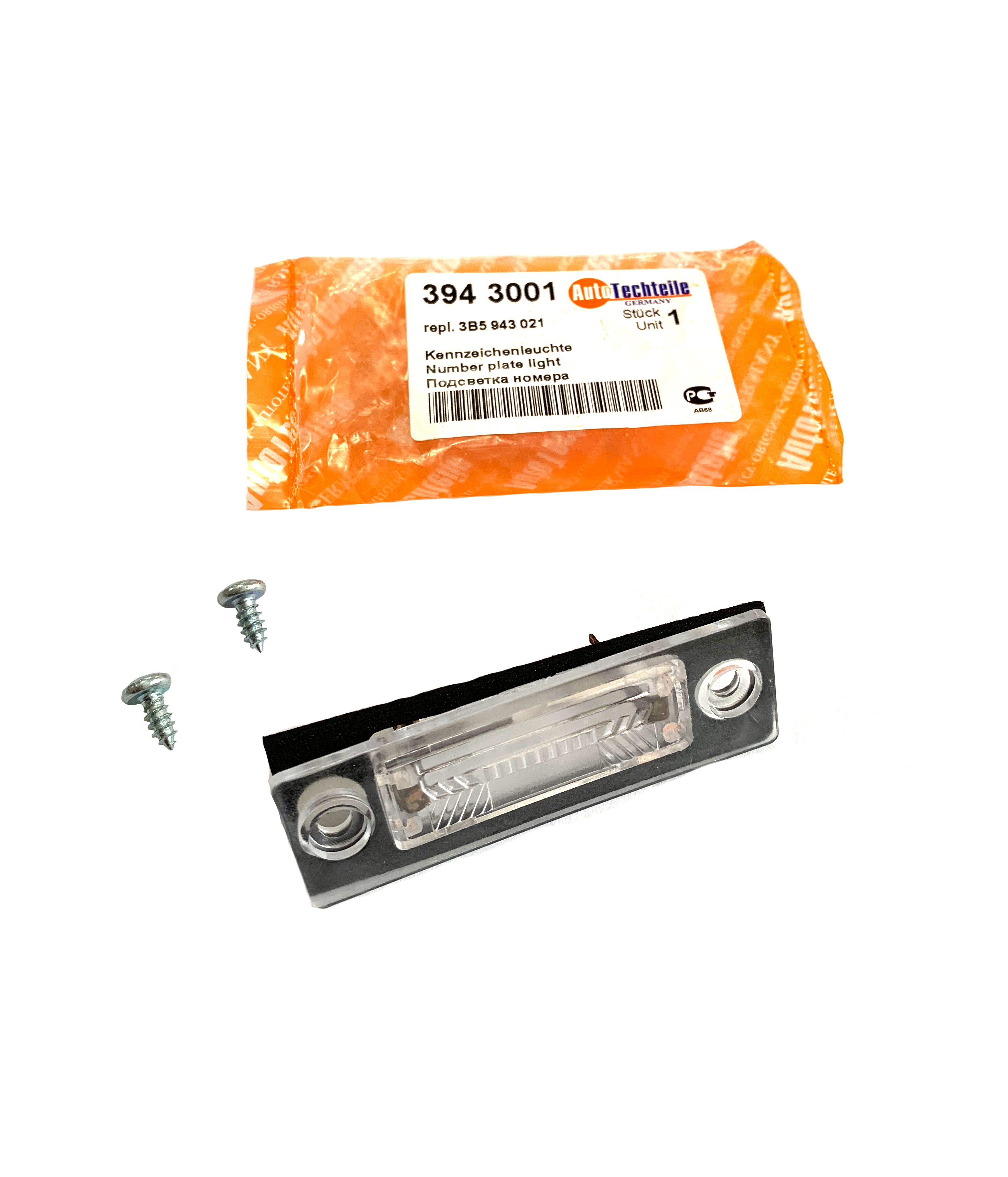 Підсвітка номера VW Caddy III / Фольксваген Кадді 3 04-3943001