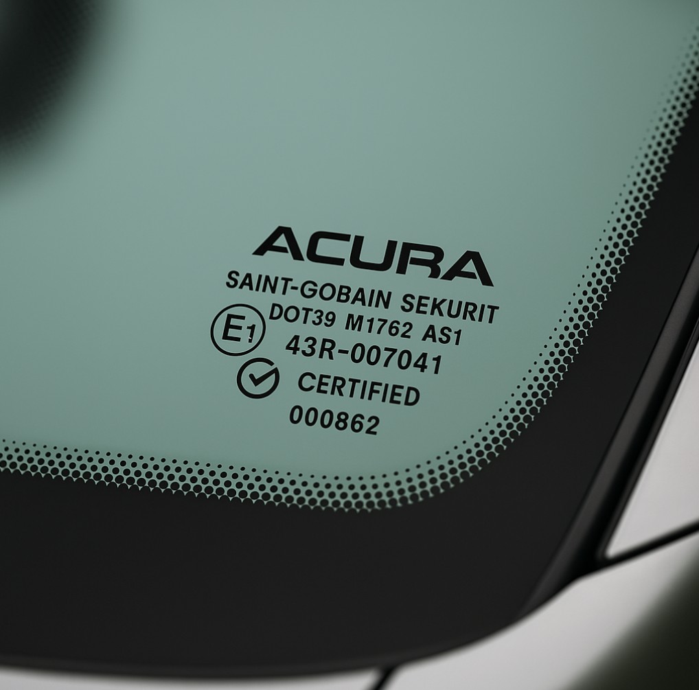 Заднє і переднє сертифіковане скло Acura RDX