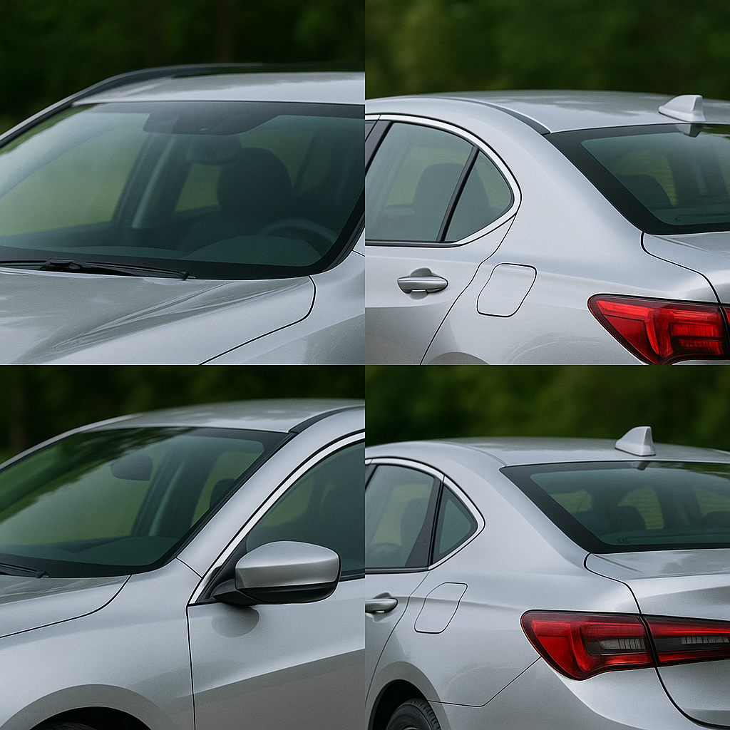 Боковое автостекло Акура с обогревом