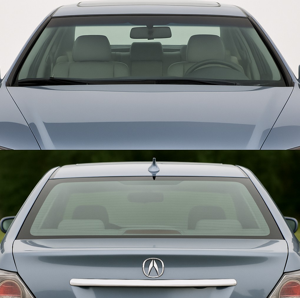 Передние и задние стекла Acura RL в Украине