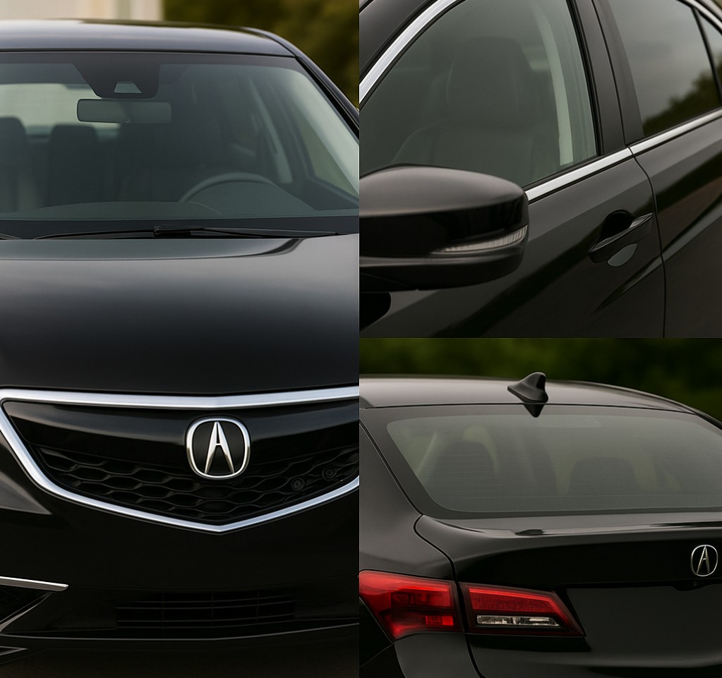 Заднє, переднє та бічне скло Acura TLX (оригінал)