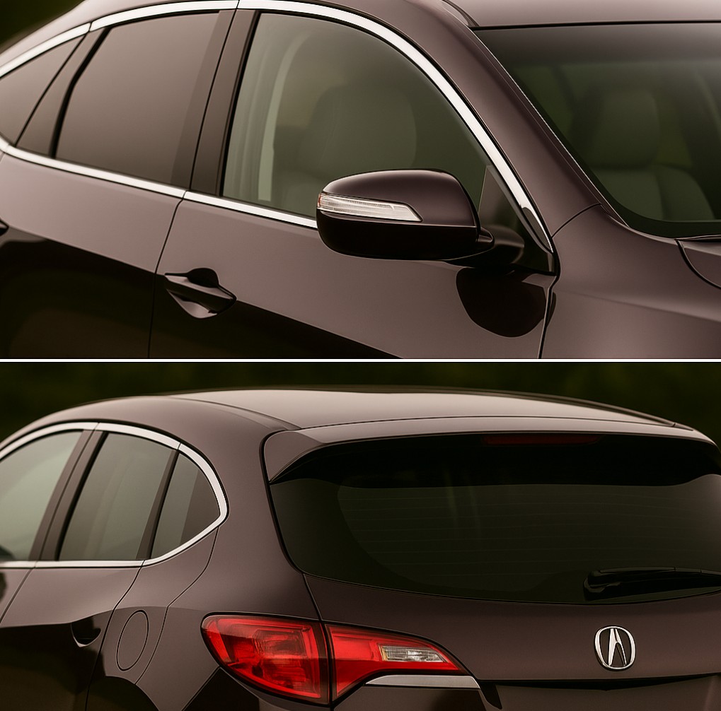 Автостекло Акура ZDX боковое и заднее