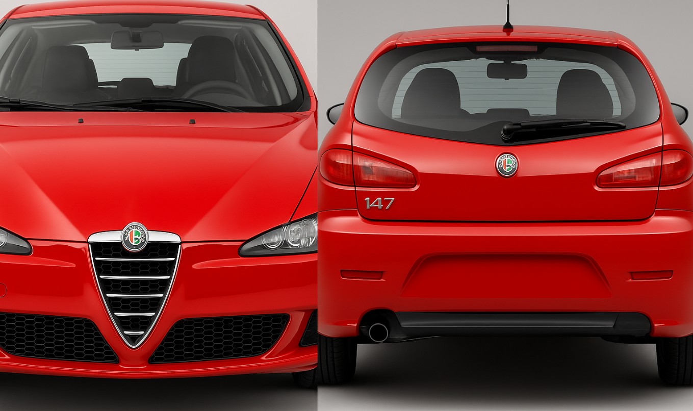 Заднє та переднє скло з обігрівом та полосою від сонця Альфа Ромео 147