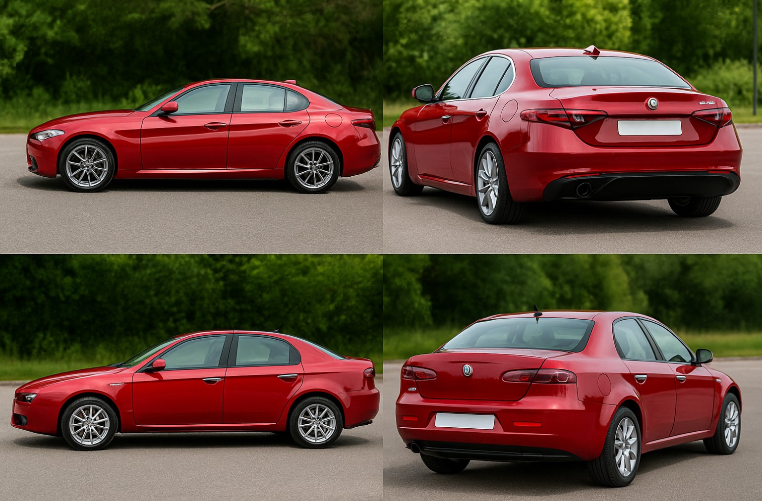 Автостекло Альфа Ромео боковое и заднее