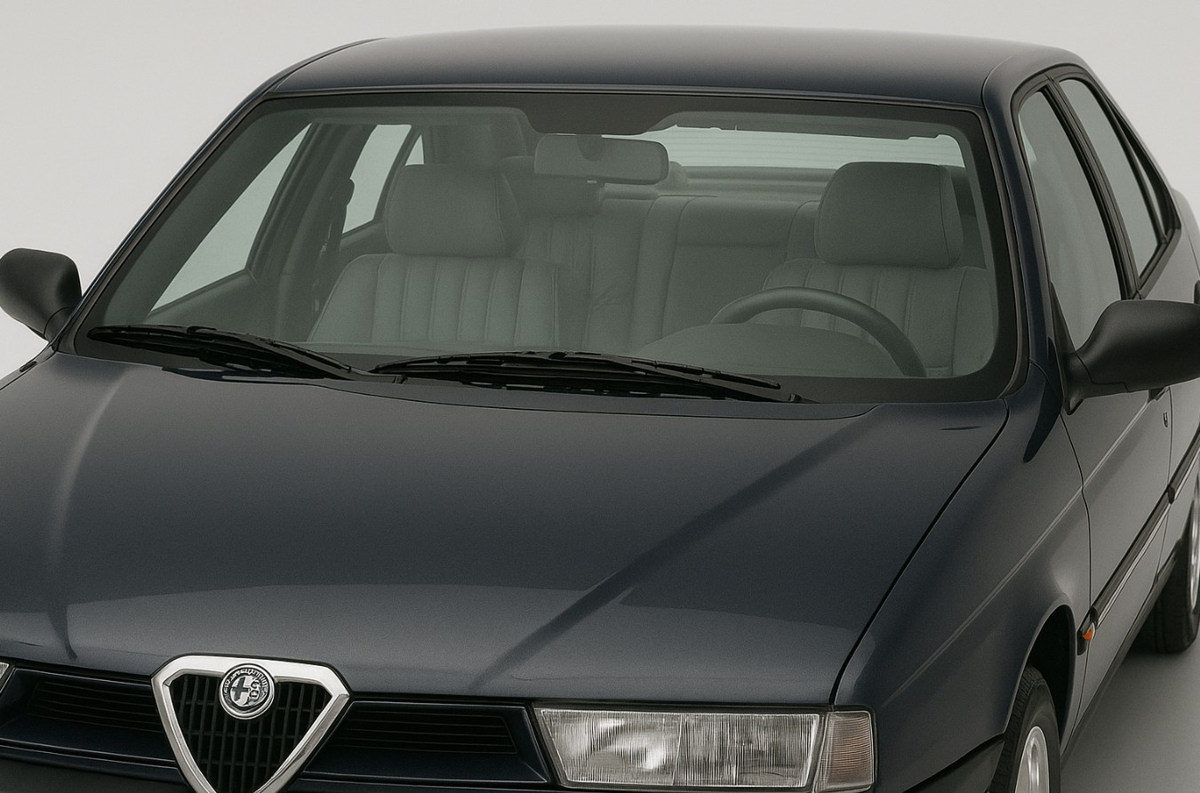 Лобове вітрове скло з обігрівом і сонячною смугою Alfa Romeo 164 1988-1997