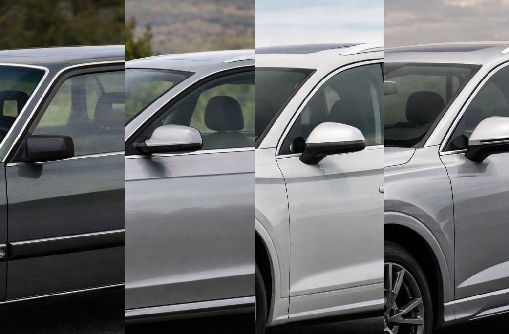 Боковое окно двери Audi с датчиком дождя, акустическое, шумопоглощающее