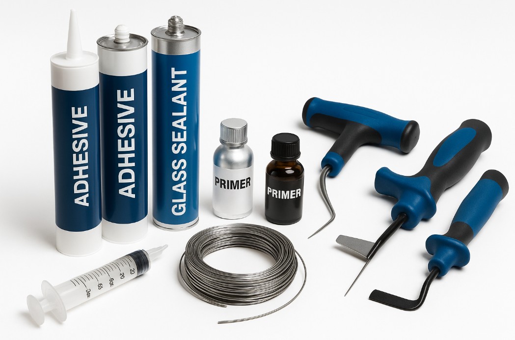 Герметики та праймери для професійної заміни автоскла — матеріали високої якості від BUS-shop