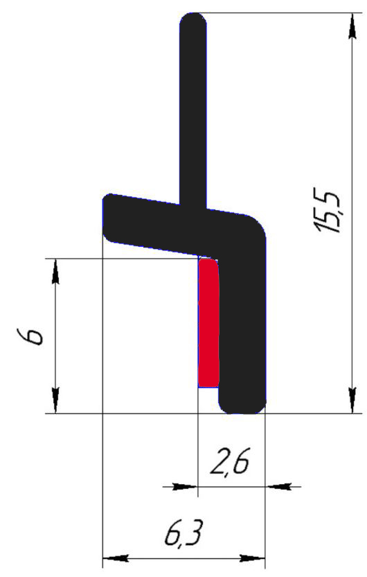 Самоклеящийся молдинг для лобового стекла