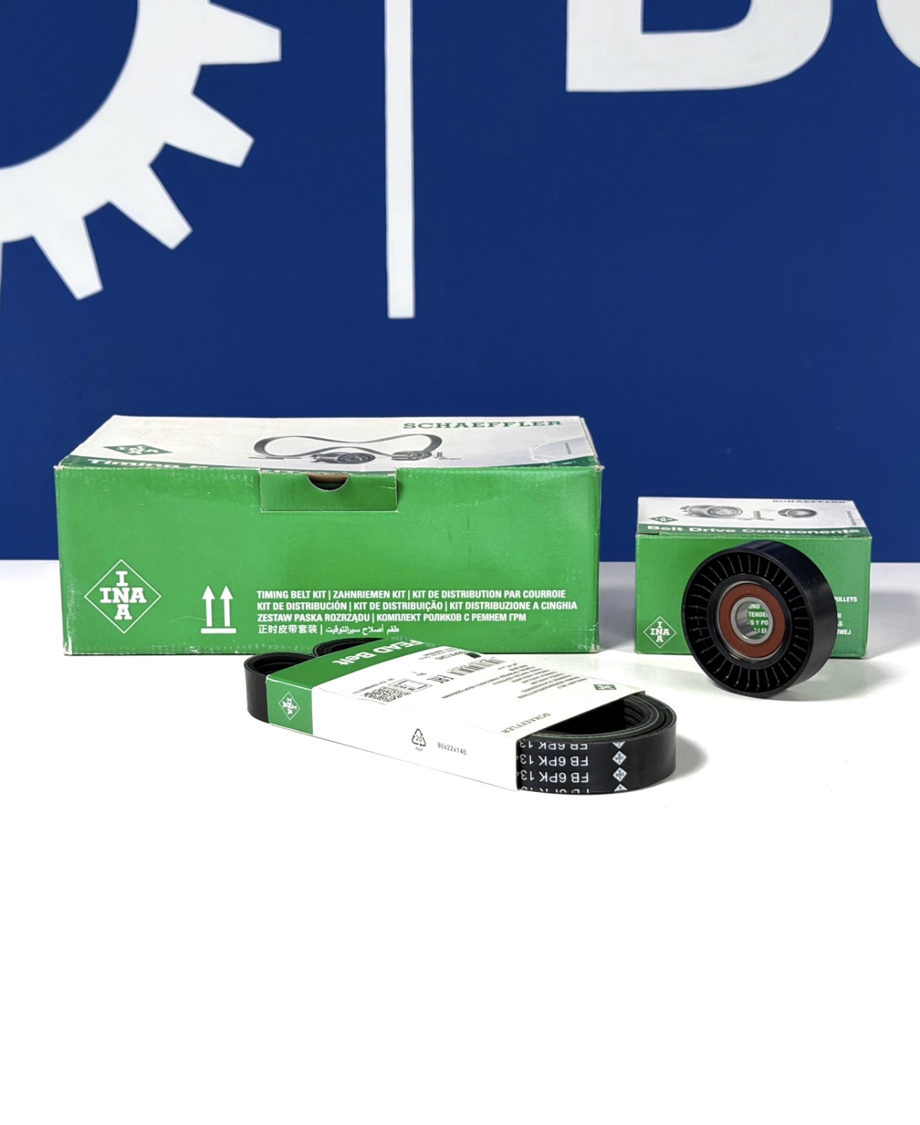 Комплект ГРМ Volkswagen Transporter T4 1990-2003 ремень, ролики базовый и расширенный