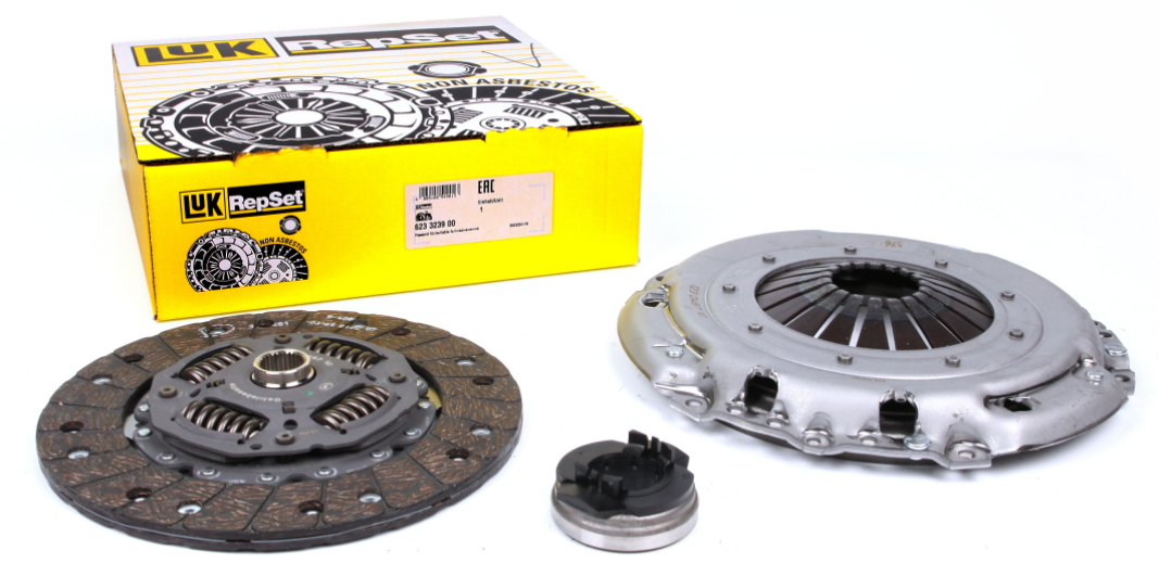 Комплект зчеплення (корзина, диск, вижимний) VW Caddy III